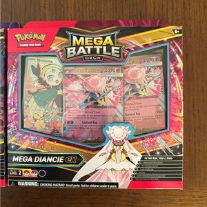 Pokemon Mega Battle Deck with Mega Diancie EX - Pink and Yellow